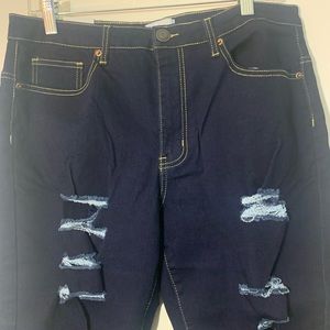NEW Woman’s “NY Trends” Dark Blue Size 14 Jeans